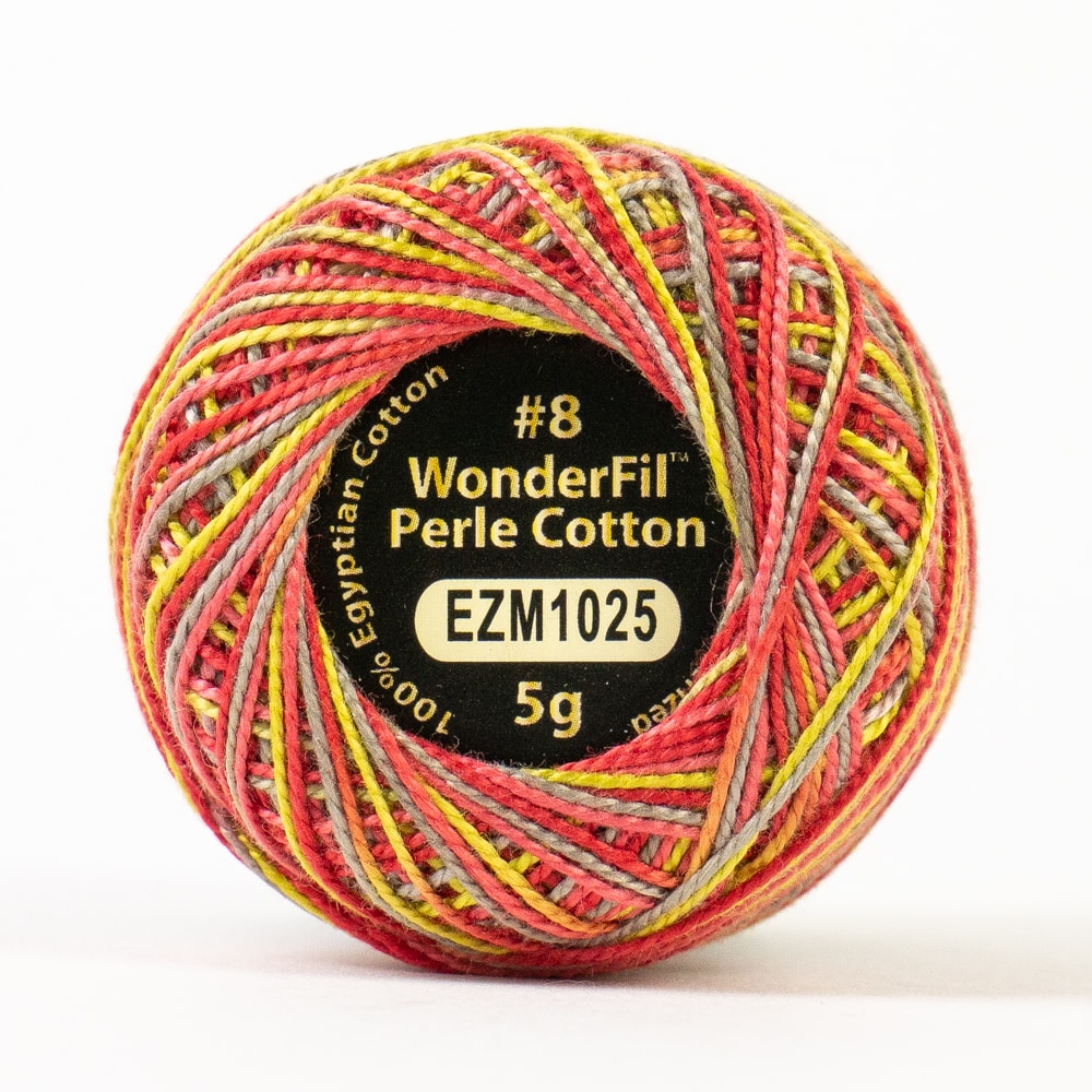 Wonderfil Perle 8wt Egyptian Cotton Thread 5g Balls Individual - Variegated