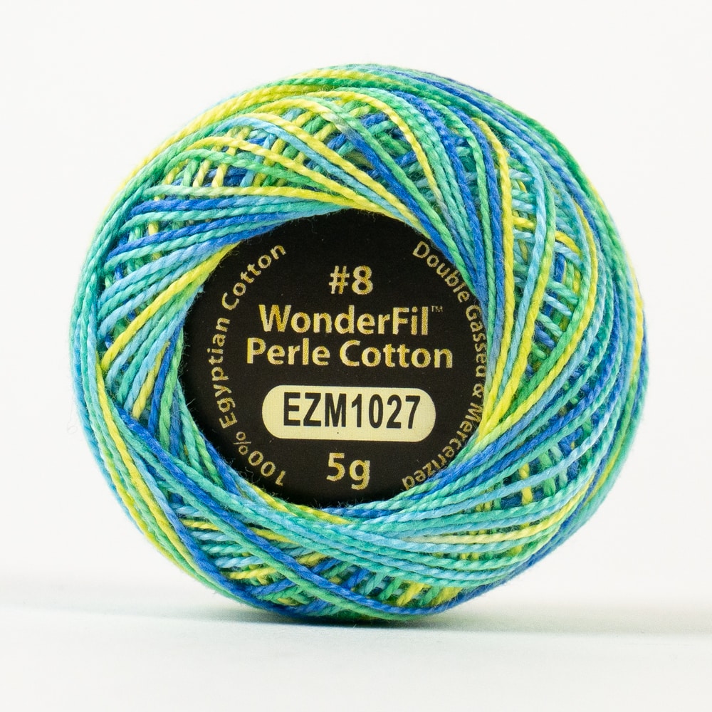 Wonderfil Perle 8wt Egyptian Cotton Thread 5g Balls Individual - Variegated