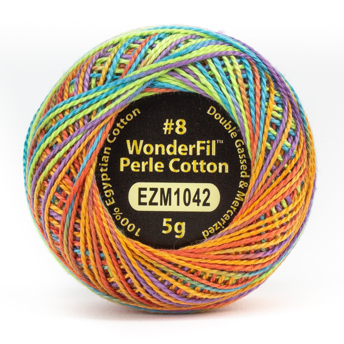 Wonderfil Perle 8wt Egyptian Cotton Thread 5g Balls Individual - Variegated