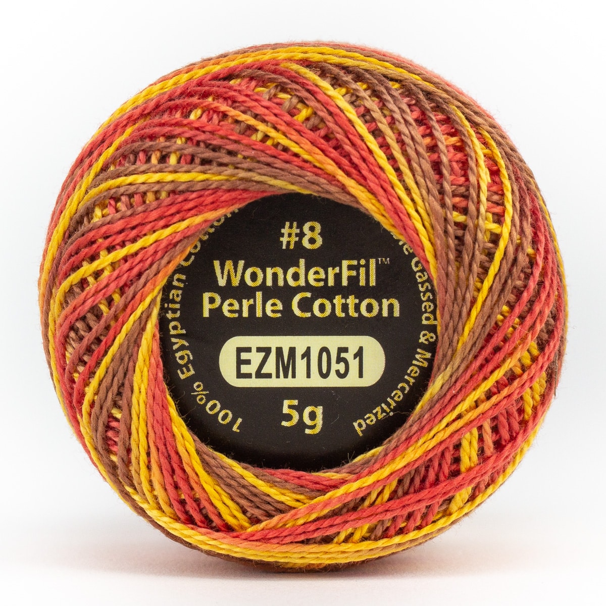 Wonderfil Perle 8wt Egyptian Cotton Thread 5g Balls Individual - Variegated
