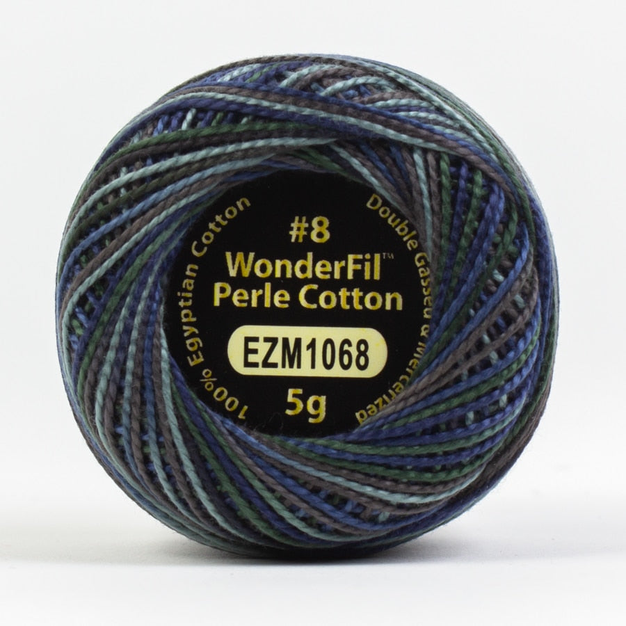 Wonderfil Perle 8wt Egyptian Cotton Thread 5g Balls Individual - Variegated