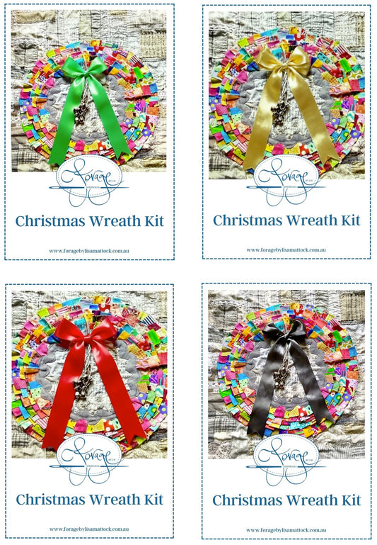 Christmas Wreath Slow Stitching Kit