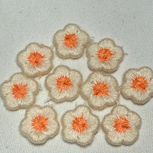 Flowers - Beige and Orange