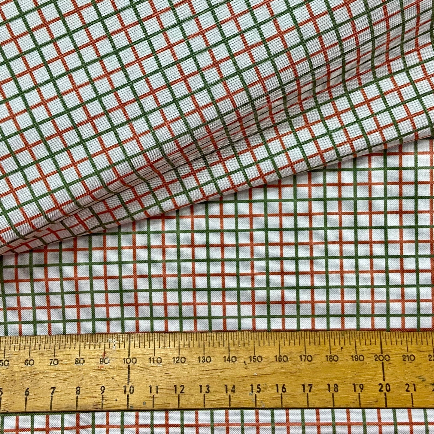 L'uccello Comptoir De Toile Alexandre (Kiwi/Tangerine Check) - DV6467