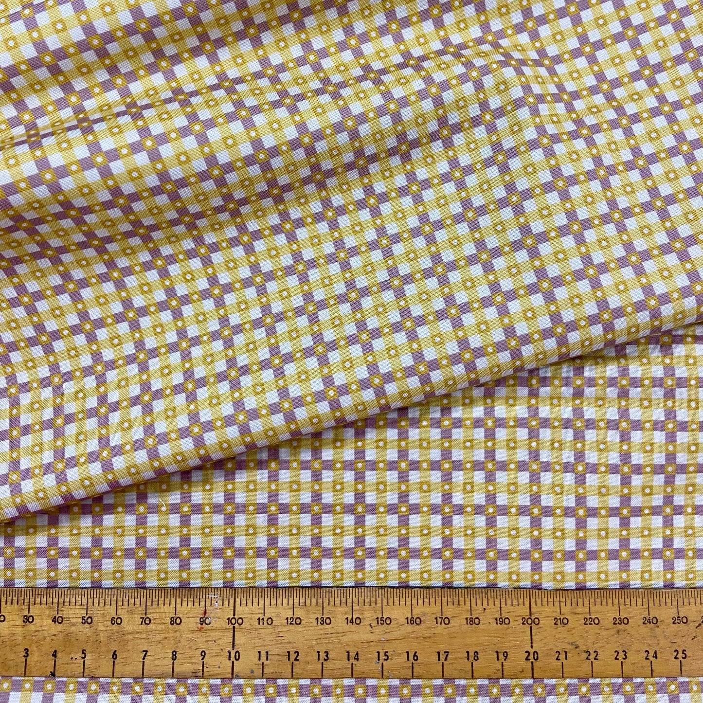 L'uccello Jardin De Printemps Audrey 2 (Mauve/Mustard Check) - DV6515