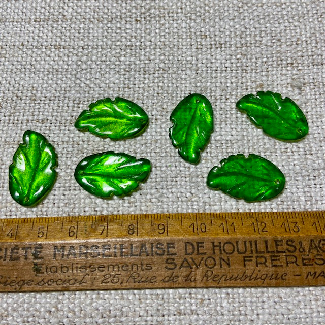 Leaves Glass Bead Set