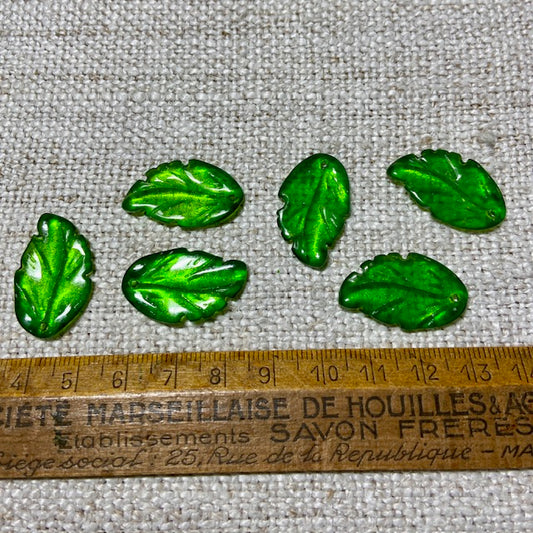 Leaves Glass Bead Set