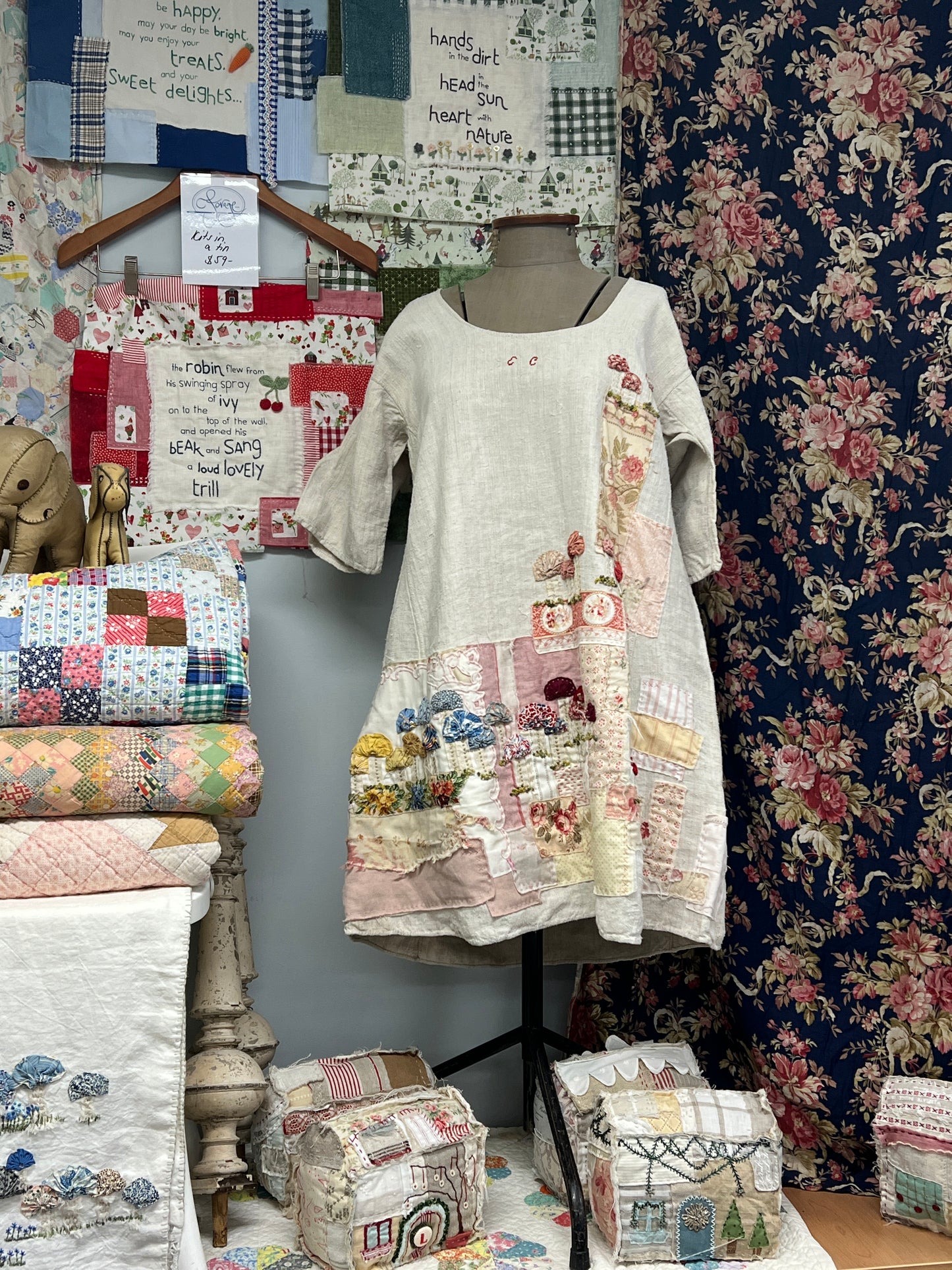 French Chemise SlowStitch Workshop Winter School 11/12 July
