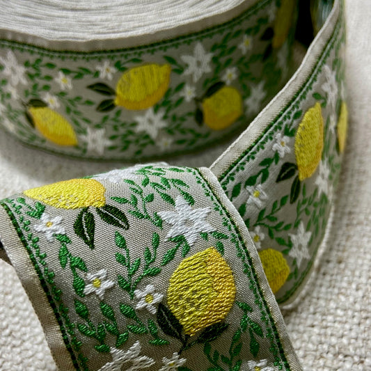 Ribbons - Kafka Jacquard - Lemons