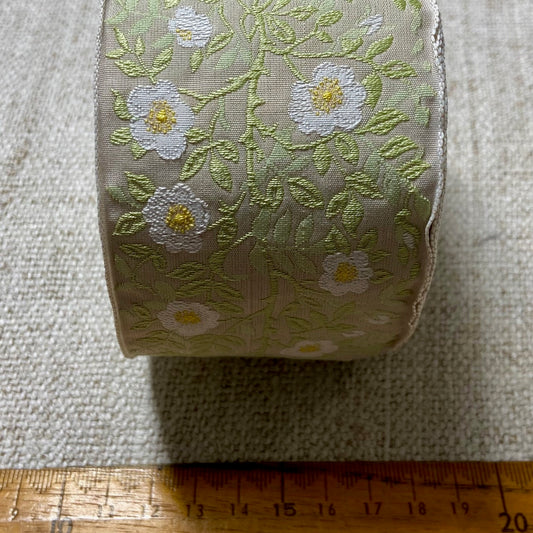 Ribbons - Kafka Jacquard - Hedge Rose