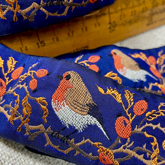 Ribbons - Kafka Jacquard - Robins/Navy