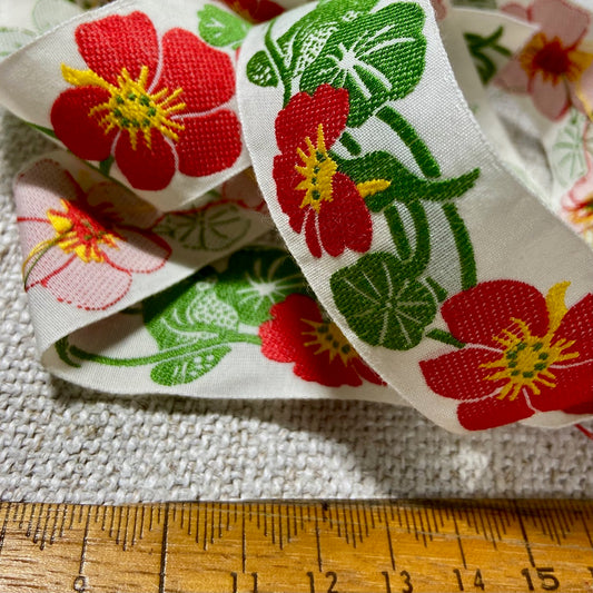 Ribbons - Kafka Jacquard -  Nasturtium