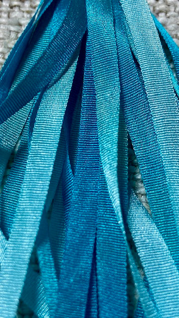 Pure Silk Hand Dyed Ribbons by Maytime Heirlooms