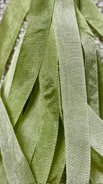 Pure Silk Hand Dyed Ribbons by Maytime Heirlooms