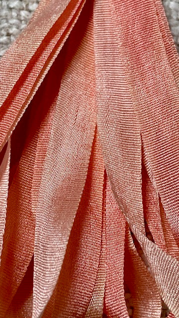 Pure Silk Hand Dyed Ribbons by Maytime Heirlooms