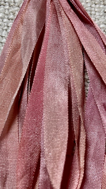 Pure Silk Hand Dyed Ribbons by Maytime Heirlooms