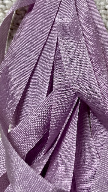 Pure Silk Hand Dyed Ribbons by Maytime Heirlooms