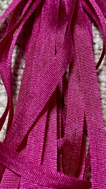 Pure Silk Hand Dyed Ribbons by Maytime Heirlooms