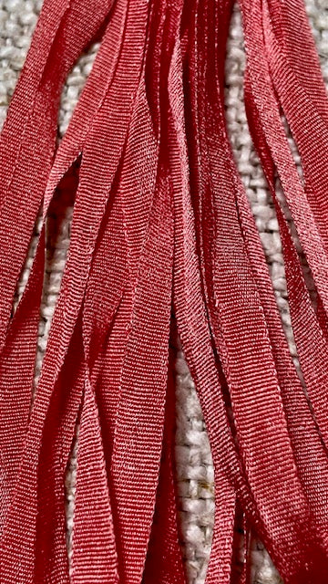 Pure Silk Hand Dyed Ribbons by Maytime Heirlooms