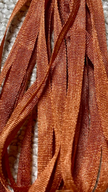 Pure Silk Hand Dyed Ribbons by Maytime Heirlooms