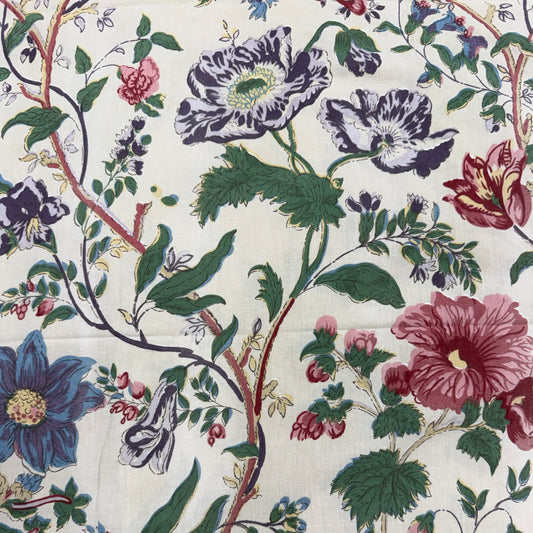 Antique and Vintage Fabric Piece No 149. 64cm x 61cm