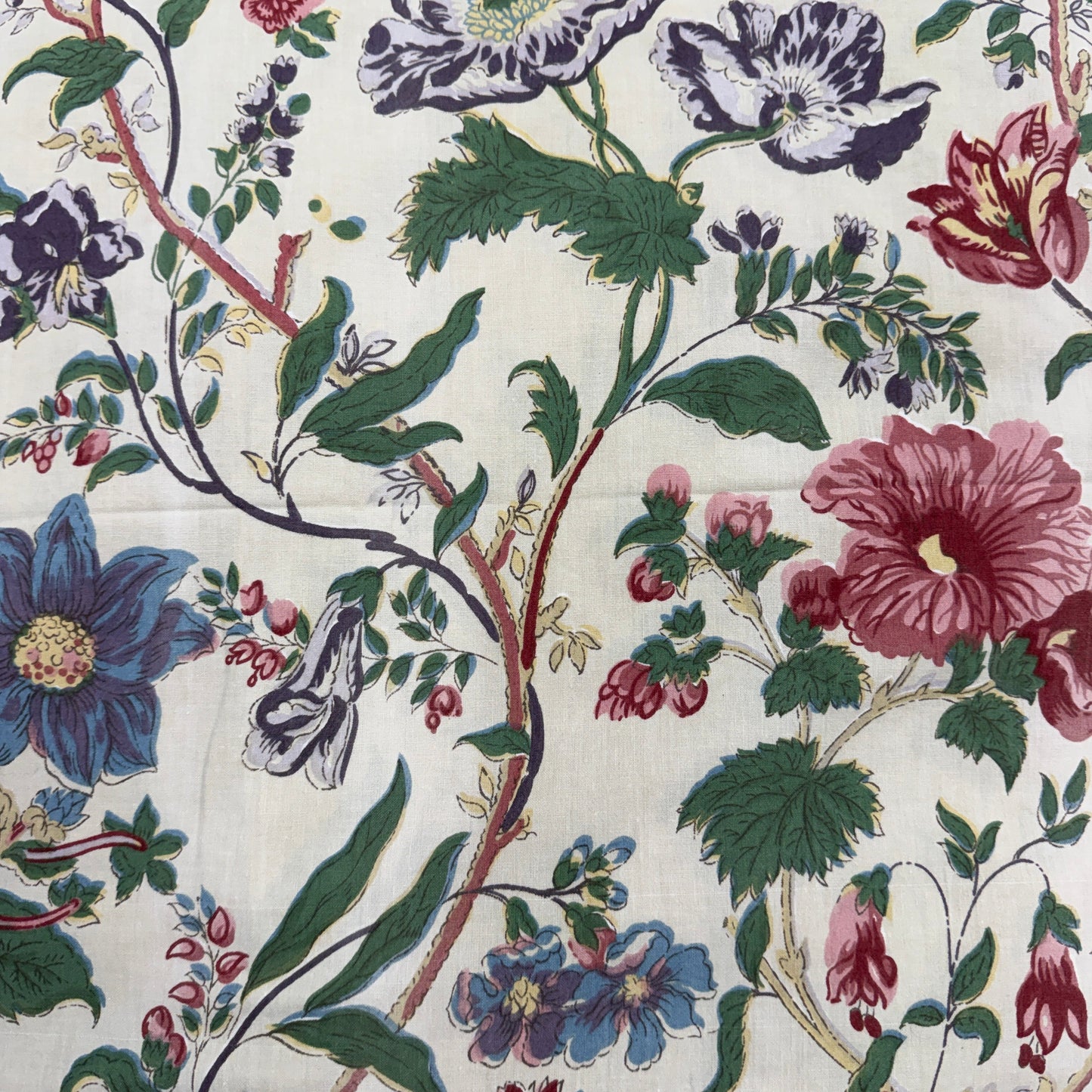Antique and Vintage Fabric Piece No 148. 64cm x 61cm