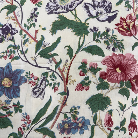 Antique and Vintage Fabric Piece No 148. 64cm x 61cm