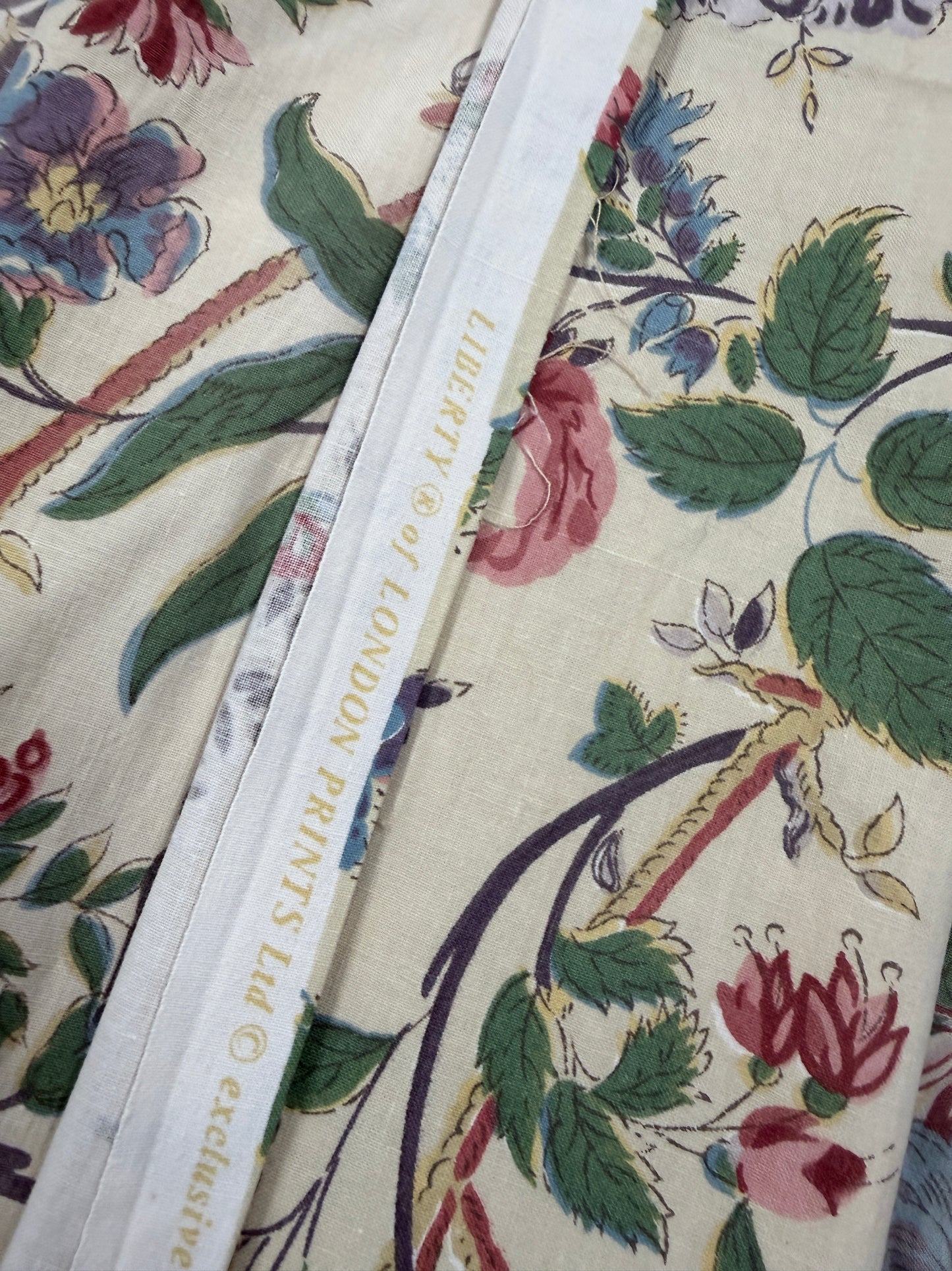 Antique and Vintage Fabric Piece No 149. 64cm x 61cm