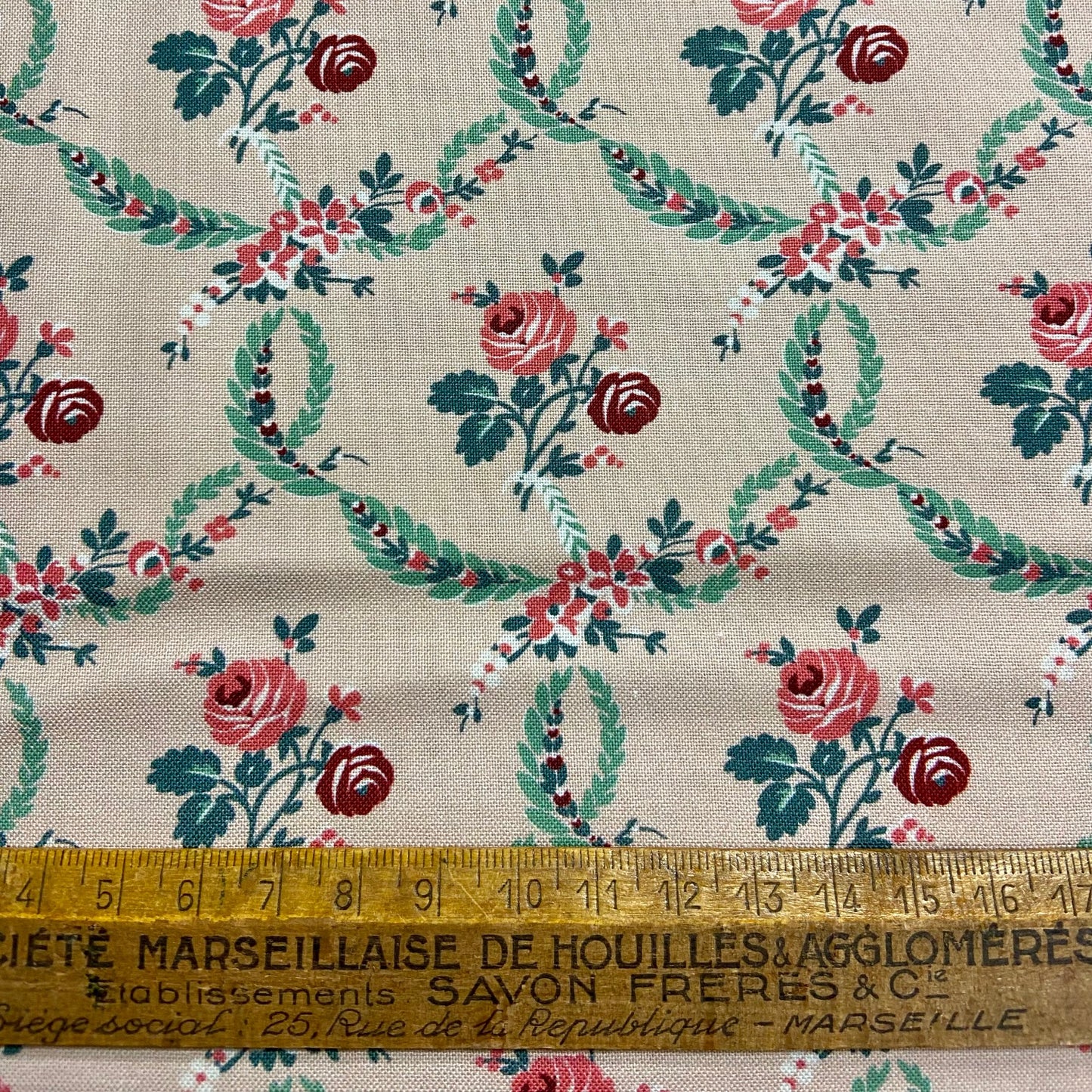 L'uccello St Etienne Lisette No 1 (Pink floral/green vine)-  DV5811