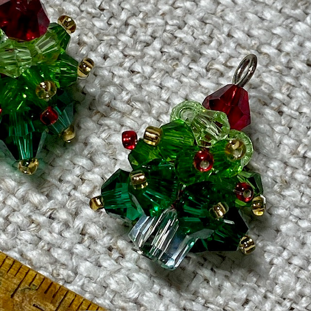 Beaded Xmas Trees