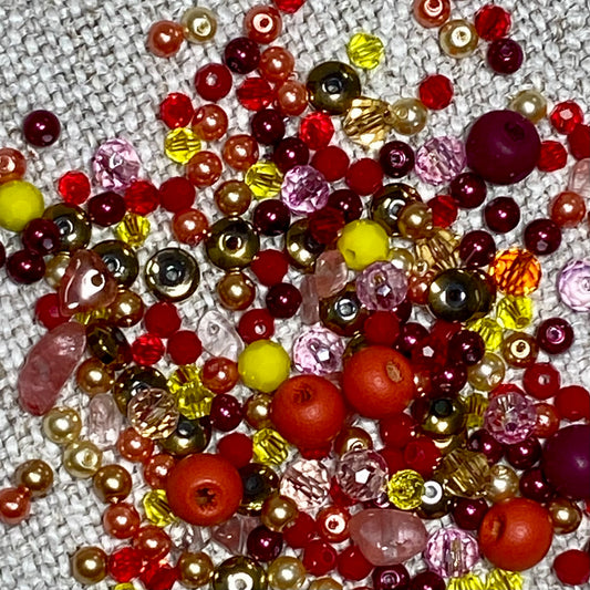 Beads - Red/Orange/Yellow