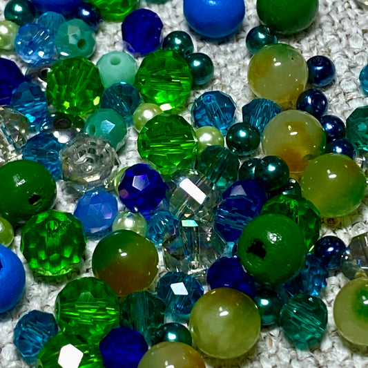 Beads - Blue/Green
