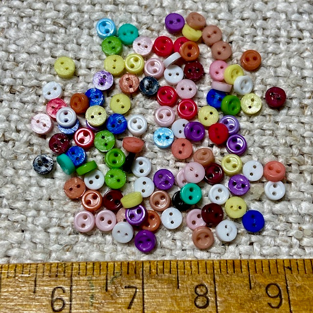 Itty Bitty Multicoloured Buttons