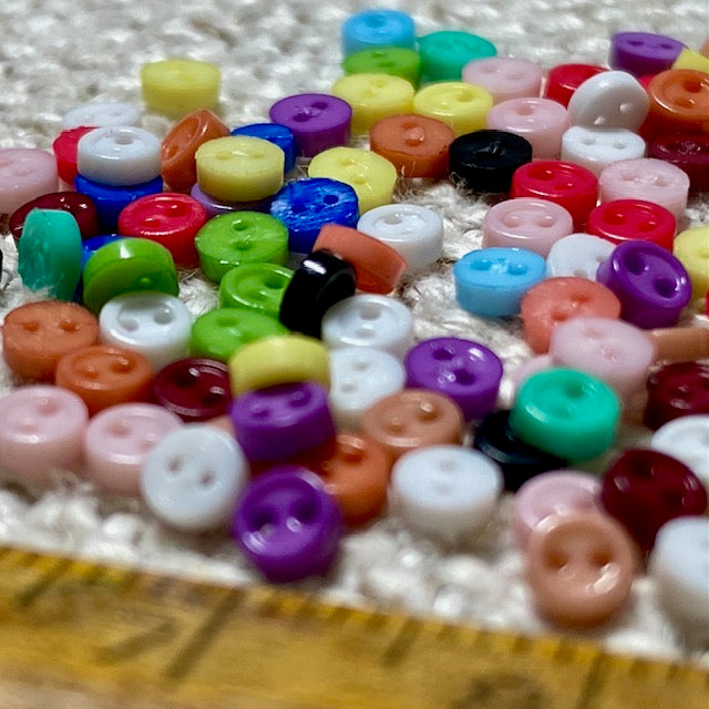 Itty Bitty Multicoloured Buttons
