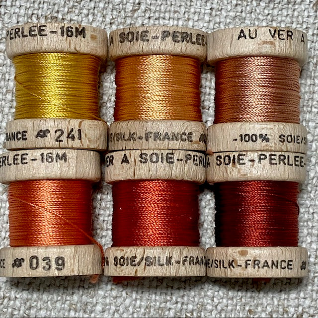 Au Ver A Soie Orange Silk Spool Set