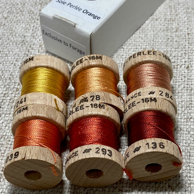 Au Ver A Soie Orange Silk Spool Set