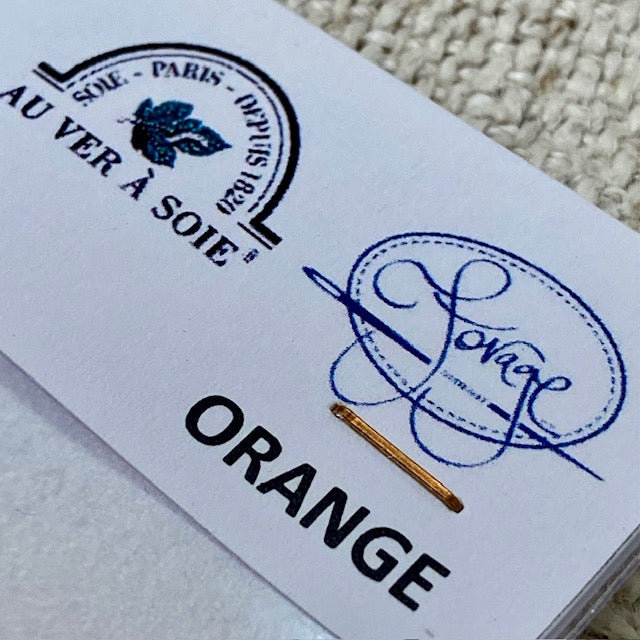 Au Ver A Soie Soie D'Alger Orange