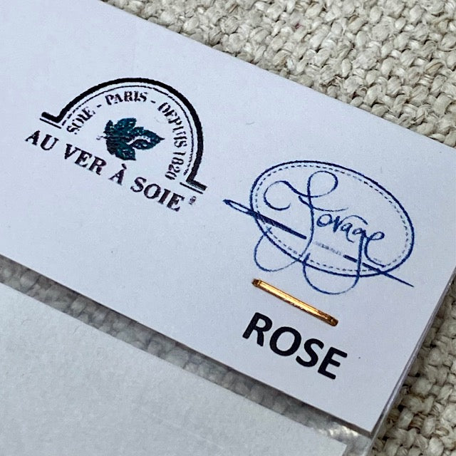 Au Ver A Soie Soie D'Alger Rose/Pink