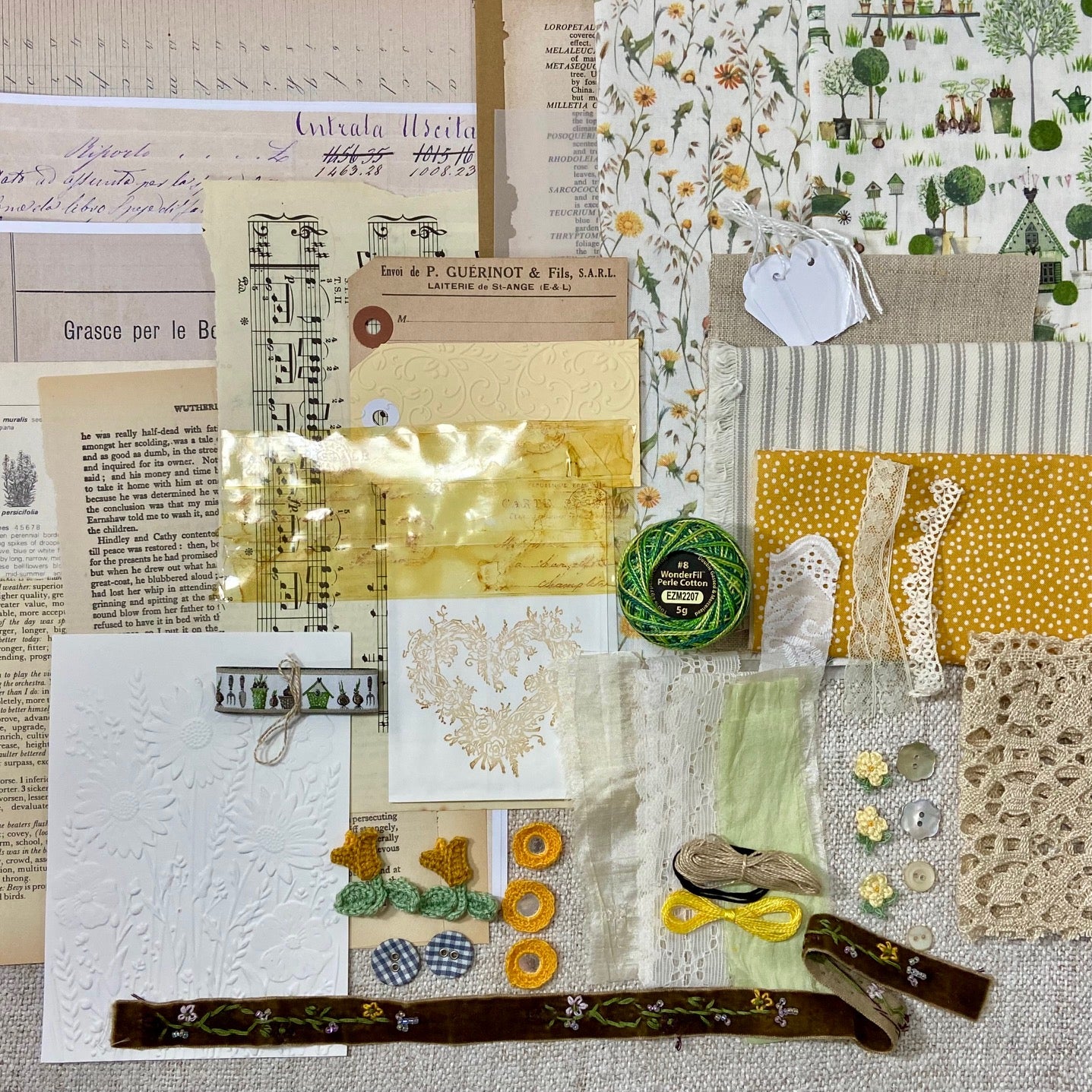 Potager Keepsake Journal Full Kit