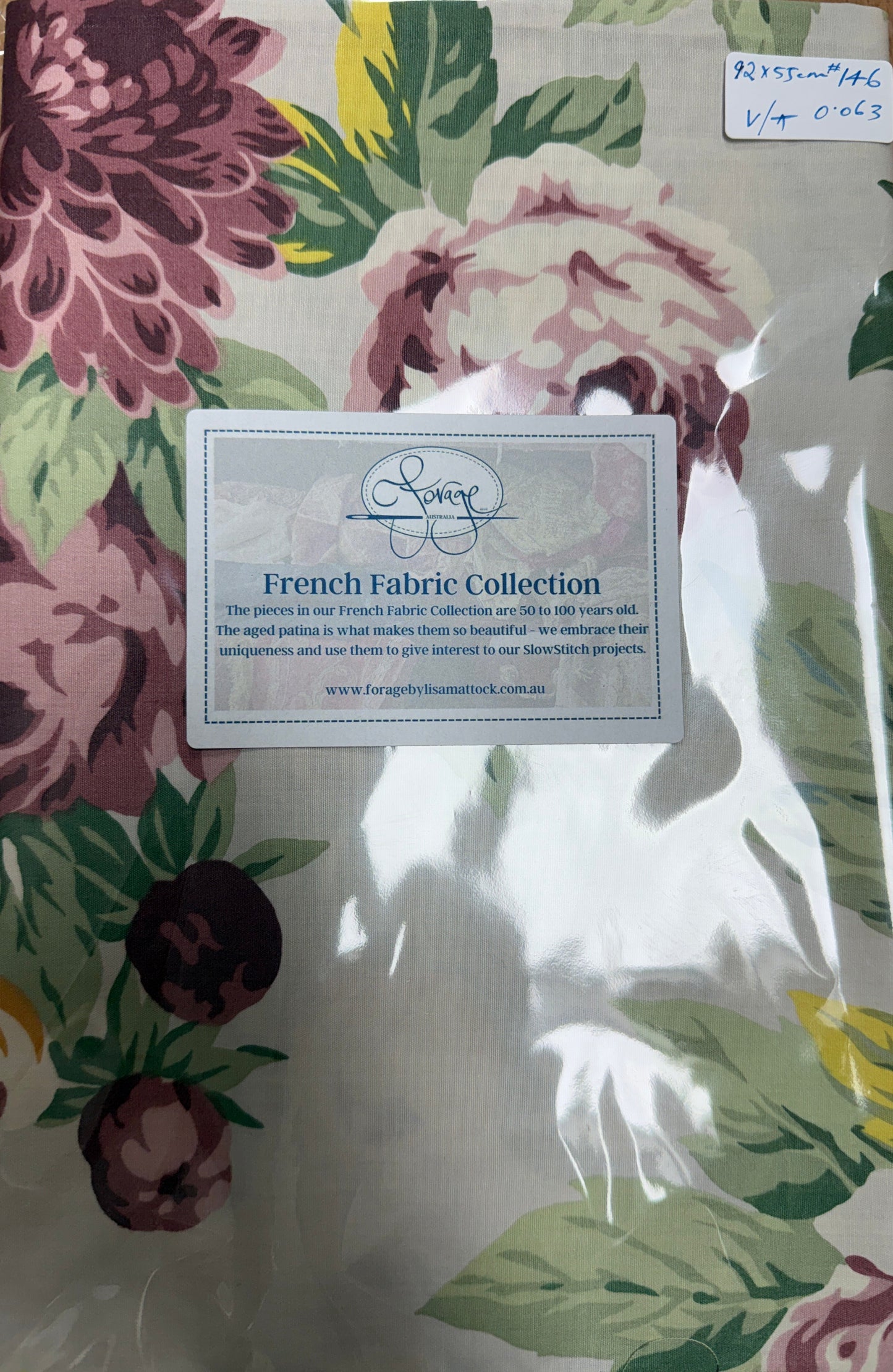 Antique and Vintage Fabric Piece No 146. 92cm x 55cm