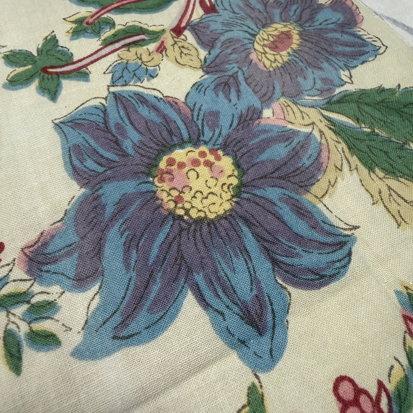 Antique and Vintage Fabric Piece No 148. 64cm x 61cm
