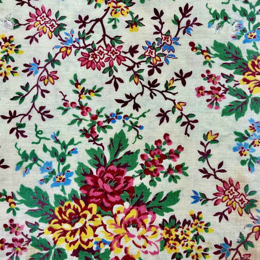 Antique and Vintage Fabric Piece No 115. 60cm x 41cm