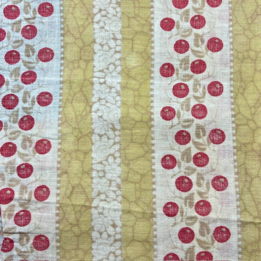 Antique and Vintage Fabric Piece No 84. 43cm x 40cm