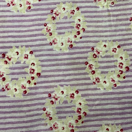 Antique and Vintage Fabric Piece No 57. 67cm x 18cm