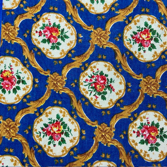 Antique and Vintage Fabric Piece No 53. 45cm x 45cm