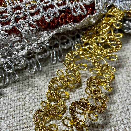 Metallic Trims Set - Gold/Silver/Coper