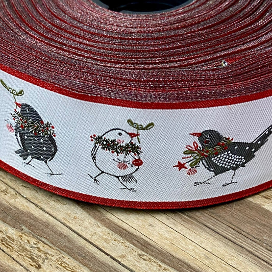 Acufactum "Christmas Birds" Ribbon
