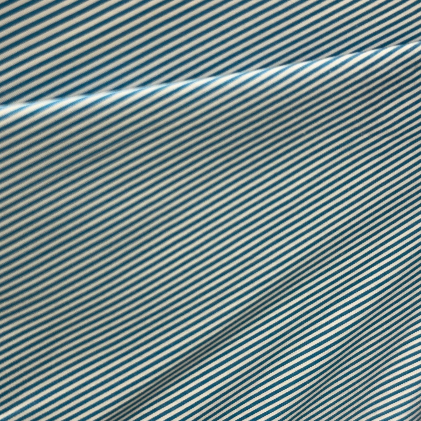 Devonstone - Building Blocks Basics Picnic Sky Blue - Fine Stripe 145 wide