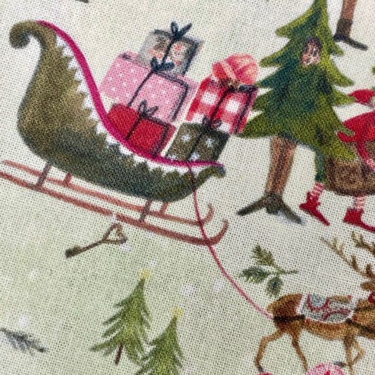 Acufactum Christmas Fable Forest Fabric