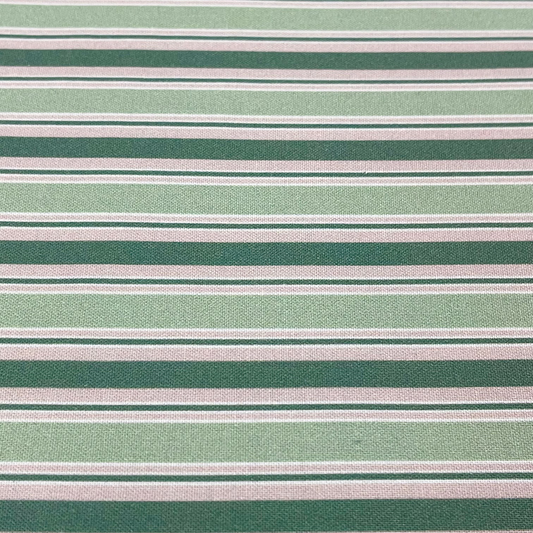 L'uccello Comptoir De Toile 3 Eugene 1 (Green and Taupe /stripes) - DV6473